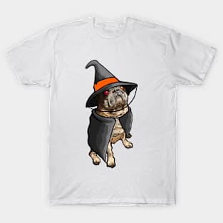 Pug in Witch Costume T-Shirt